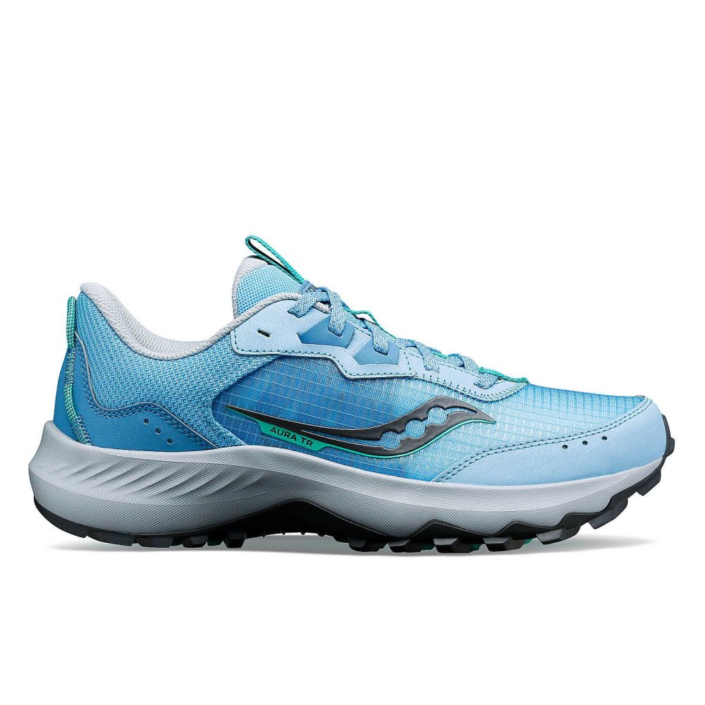 Saucony Aura TR Turcoaz Gri | 2481PLYDF
