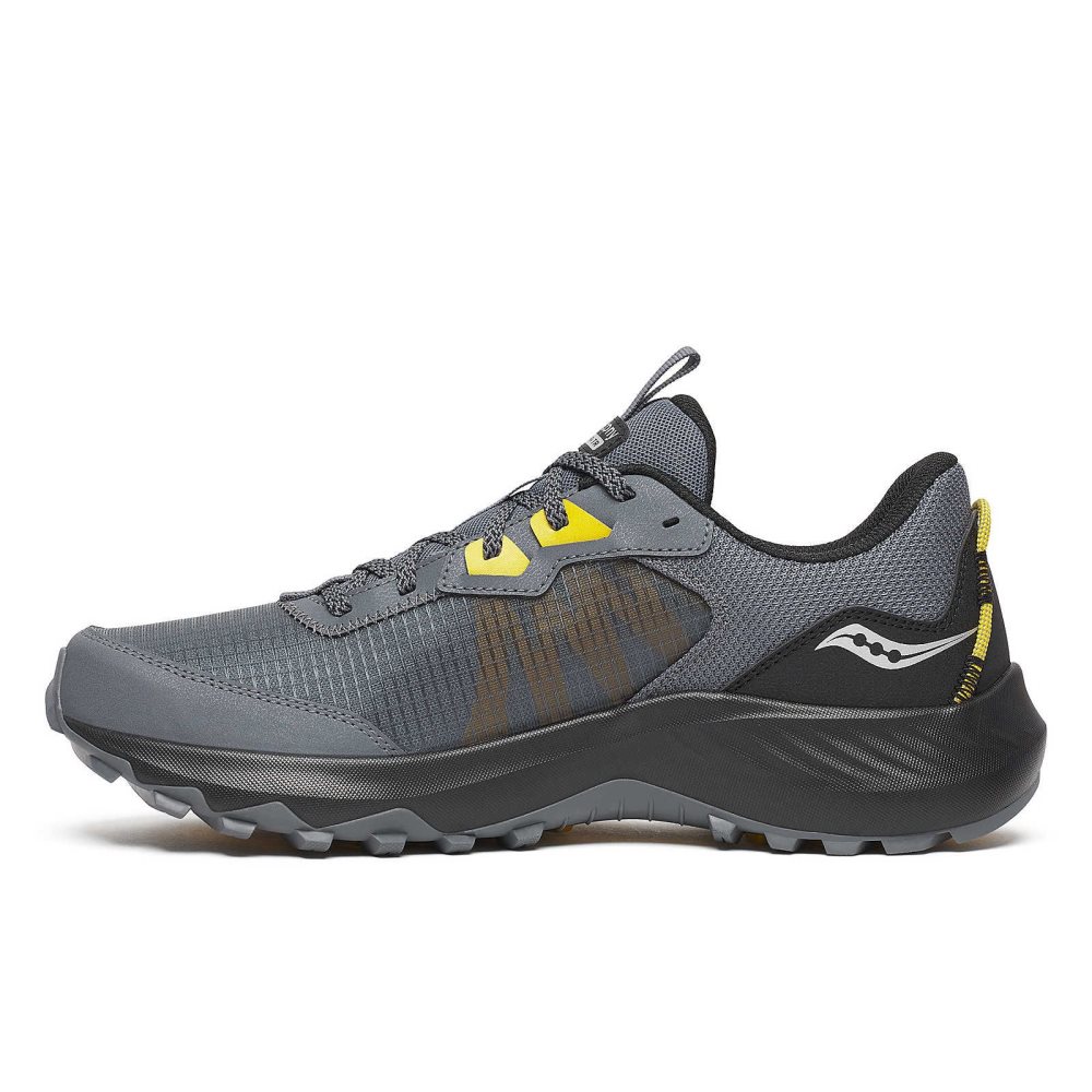Saucony Aura TR Wide Gri Inchis | 7650YOZWG