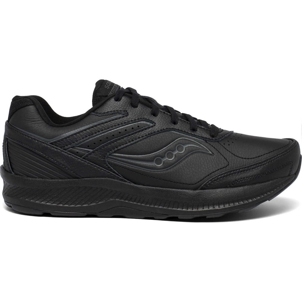 Saucony Echelon Walker 3 Extra Wide Negrii | 0924YPRNA