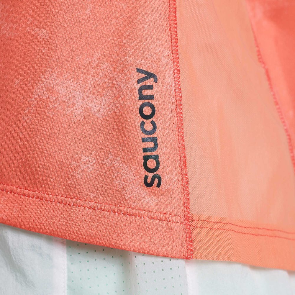 Saucony Elevate Tank Top Zenith Tie-Dye Print | 1235JNYGW