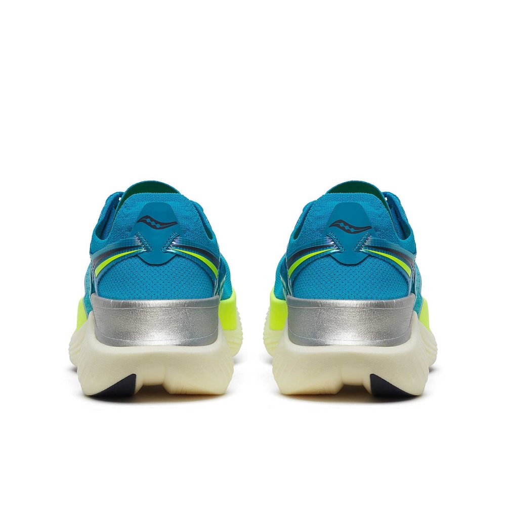 Saucony Endorphin Elite ViZiBlue Citron | 2674DUYHE