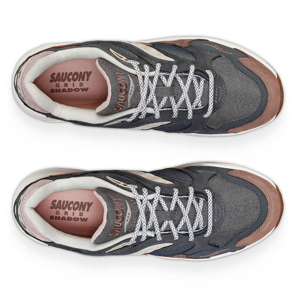 Saucony Grid Shadow 2 Secure Gri Maro | 6078QOADI