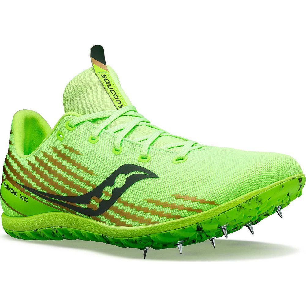 Saucony Havok XC 3 Flat Slime | 2083VYGWO