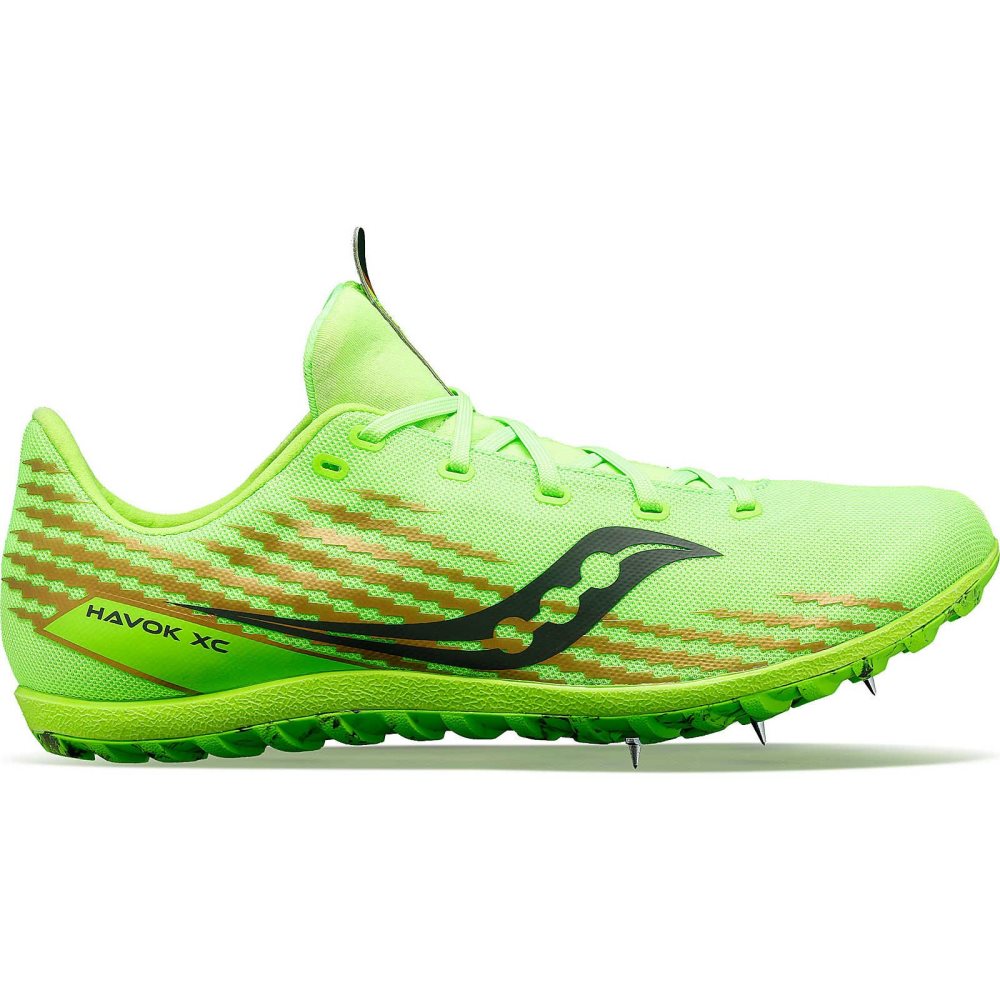 Saucony Havok XC 3 Flat Slime | 2083VYGWO