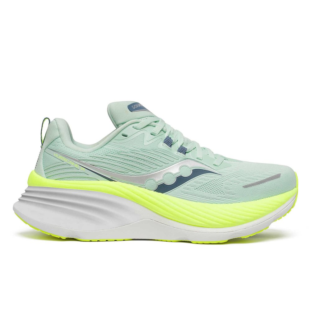 Saucony Hurricane 24 Jade Citron | 7309ZWVRO