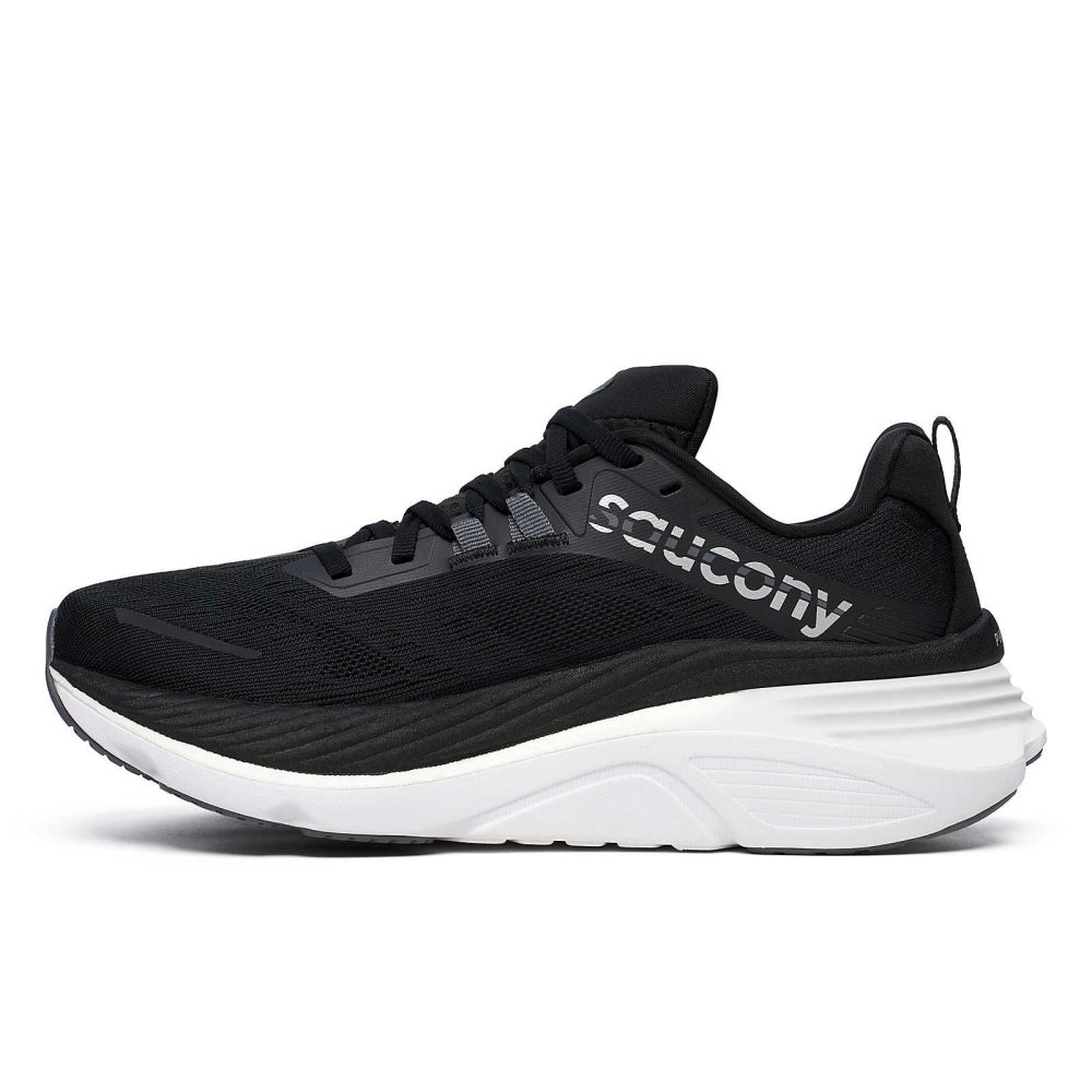Saucony Hurricane 24 Wide Negrii Gri Inchis | 8359EYVUP
