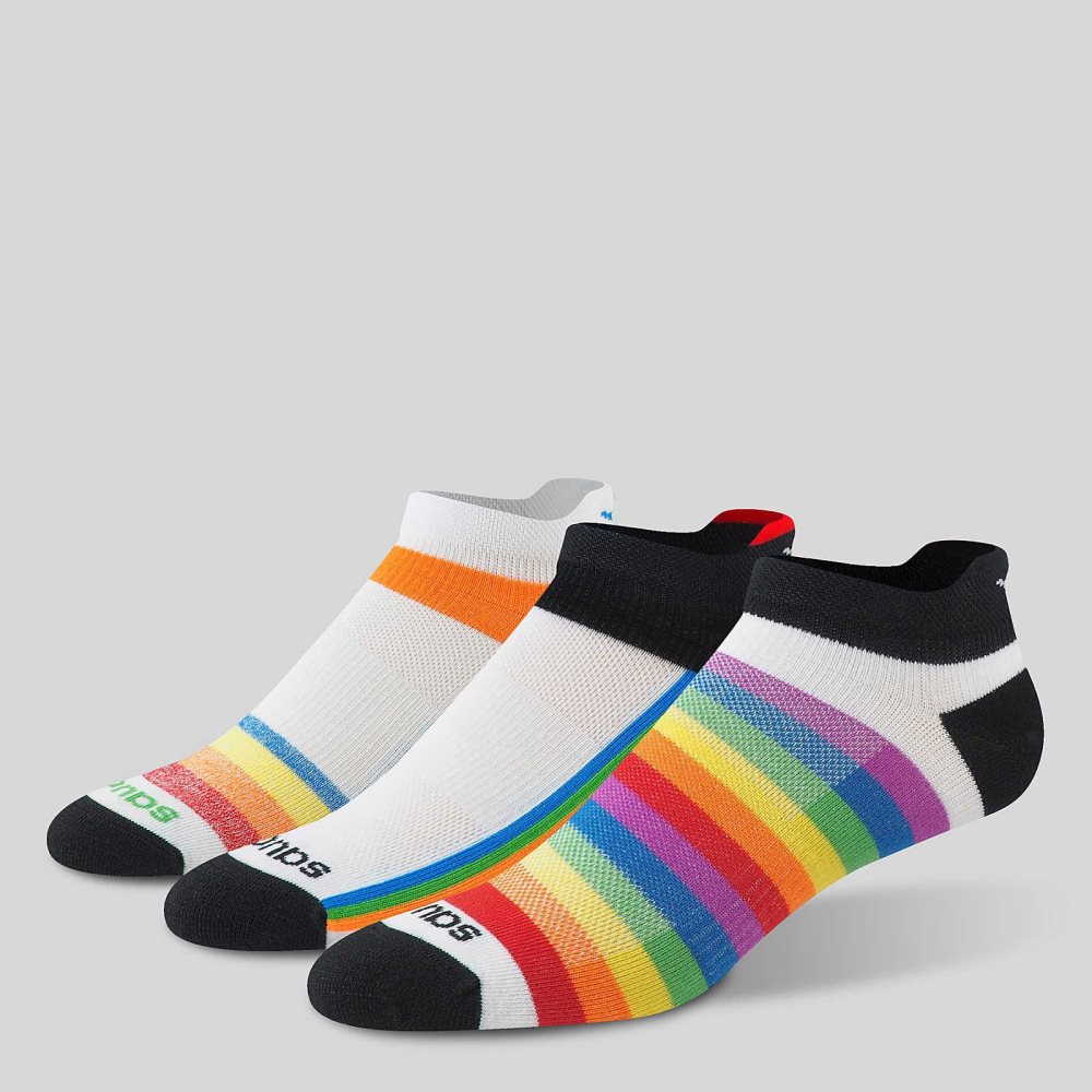 Saucony Inferno Liteweight 3-Pack Socks Colorati | 4123ZFVKY