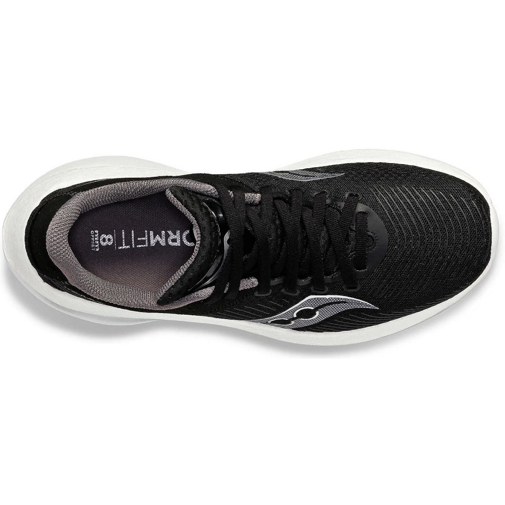Saucony Kinvara Pro Wide Negrii Albi | 8295XMETB