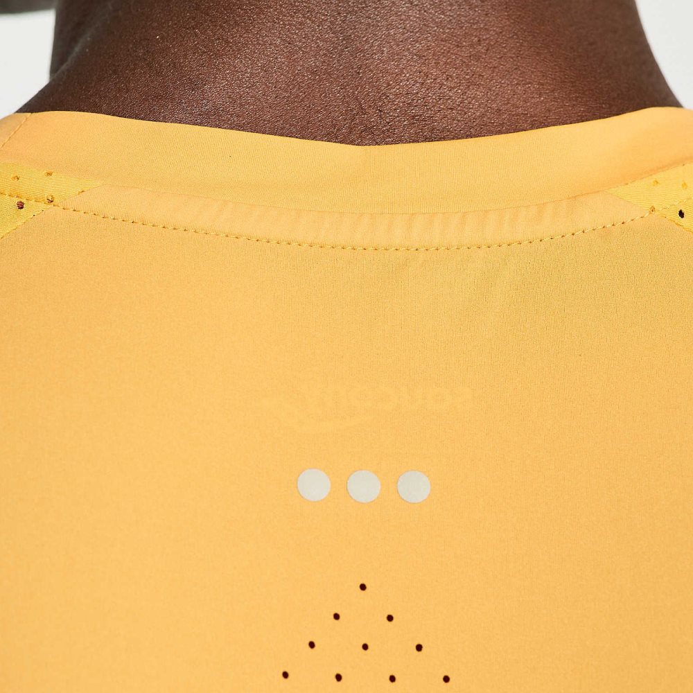 Saucony Pinnacle Short Sleeve Portocalii | 7130OQLRB
