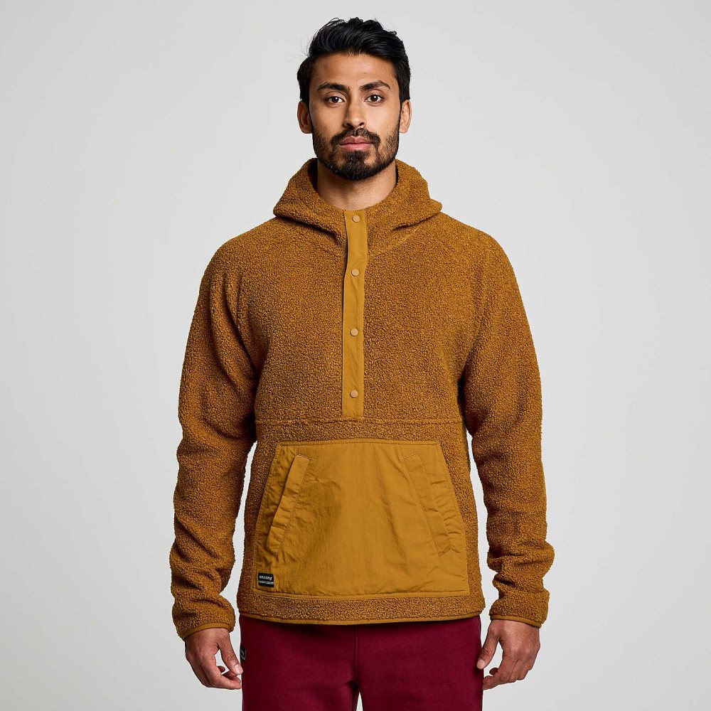 Saucony Recovery Sherpa Pullover Maro | 8257BOSVU