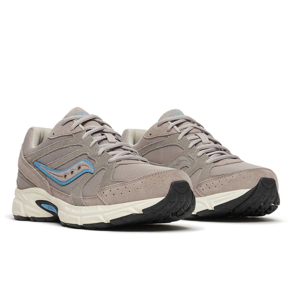Saucony Ride Millennium Suede Gri Albi | 9684JYKUN