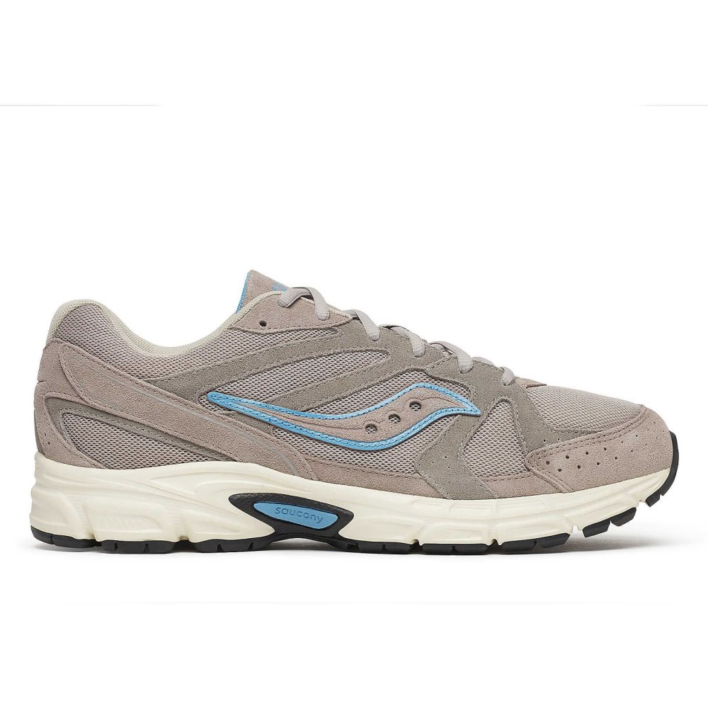 Saucony Ride Millennium Suede Gri Albi | 9684JYKUN