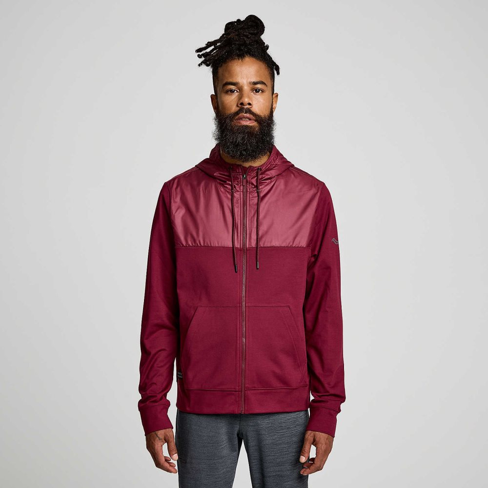 Saucony Solstice Zip Hoody Sundown Heather | 9136LVCXW