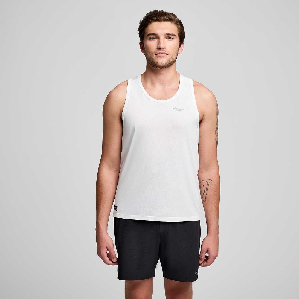 Saucony Stopwatch Singlet Albi | 6217KSMBC